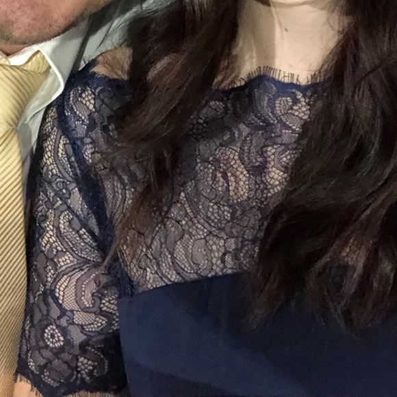 Tall lace internet paneled maxi dress - Picture 3 of 3